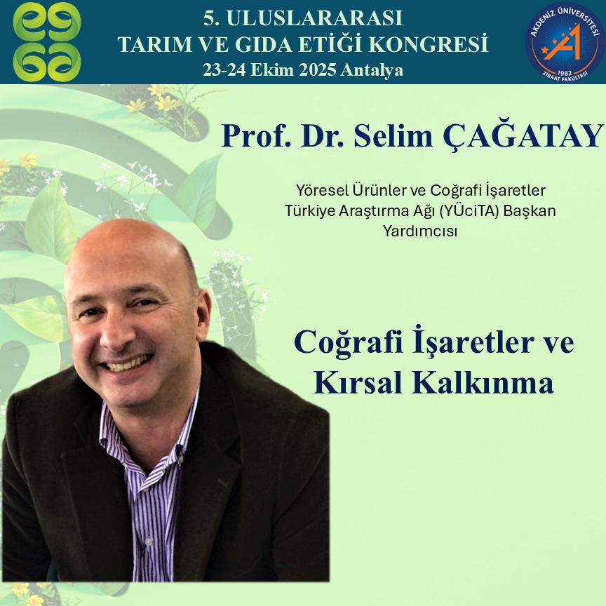Prof. Dr. Selim Çağatay